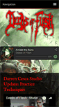 Mobile Screenshot of deedsoffleshmetal.com